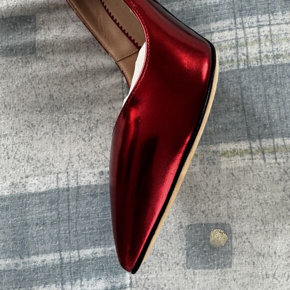 Giuseppe Zanotti Red Patent Pointed Toe Pumps Women's Heels Sz 36 - Picture 9 of 16